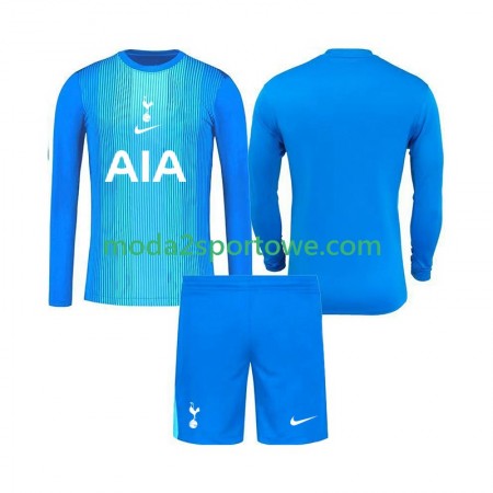 Koszulka Tottenham Hotspur Bramkarska Dziecięcy Wyjazdowe Stroje Piłkarskie 2025/26 Długi Rękaw